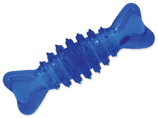 Игрушка для собак резиновая косточка синяя 12см, Dog Fantasy
