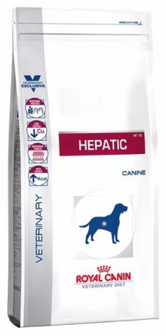 Hepatic HF16 корм для собак при заболеваниях печени 1,5 кг., Royal Canin