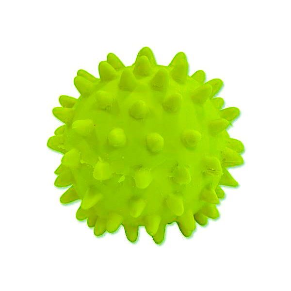 Игрушка для собак резиновая мяч с иголками зеленый 10 см Dog Fantasy от зоомагазина Дино Зоо