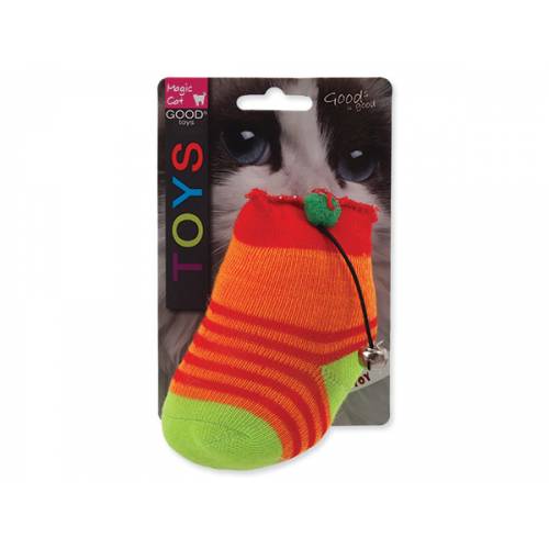 Игрушка для кошек носок с колокольчиком 11см  Magic Cat
