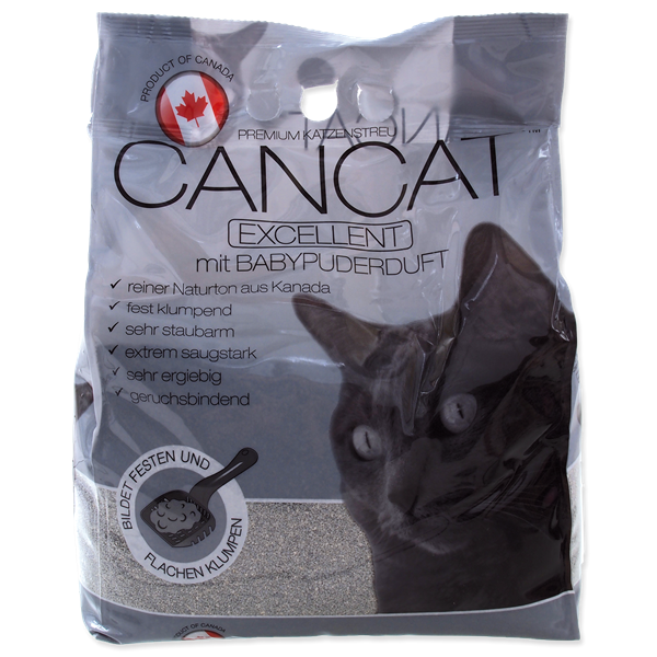 Наполнитель CanCat Бетонит для кошачьих туалетов 8кг