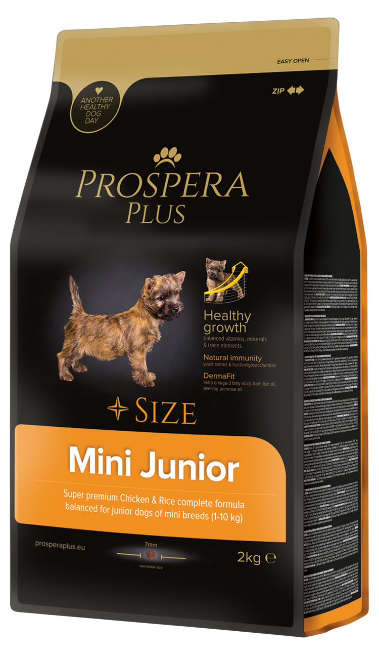 Prospera Plus корм для щенков миниатюрных пород Mini Junior (вес взрослой собаки 1 – 10 кг) от зоомагазина Дино Зоо