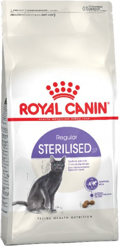 Sterilised 37 корм сухой для стерилизованных кошек с 1 до 7 лет, Royal Canin
