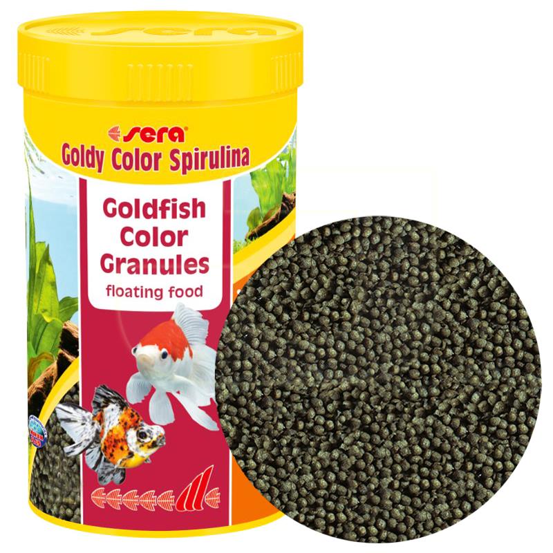 Sera Корм для золотых рыб в гранулах GOLDY Color Spirulina 1 л 390 г (улучшает окраску)