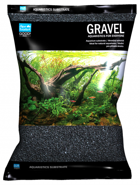 Грунт 3кг. для аквариума песок черный 1,6-2,2мм, Aqua Excellent от зоомагазина Дино Зоо