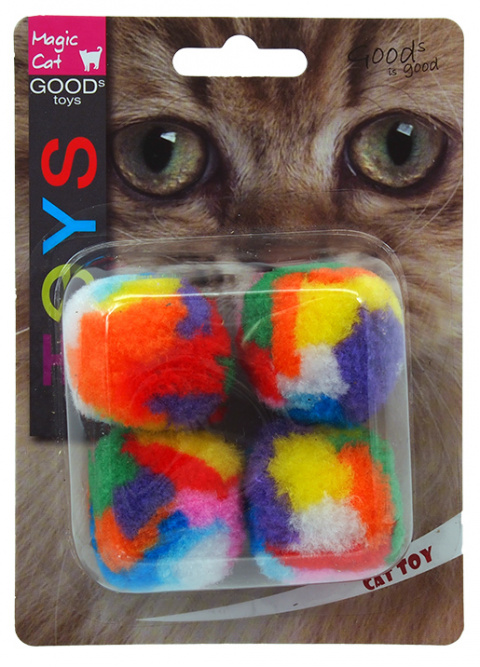 Игрушка для кошек цветные шарики, Magic Cat