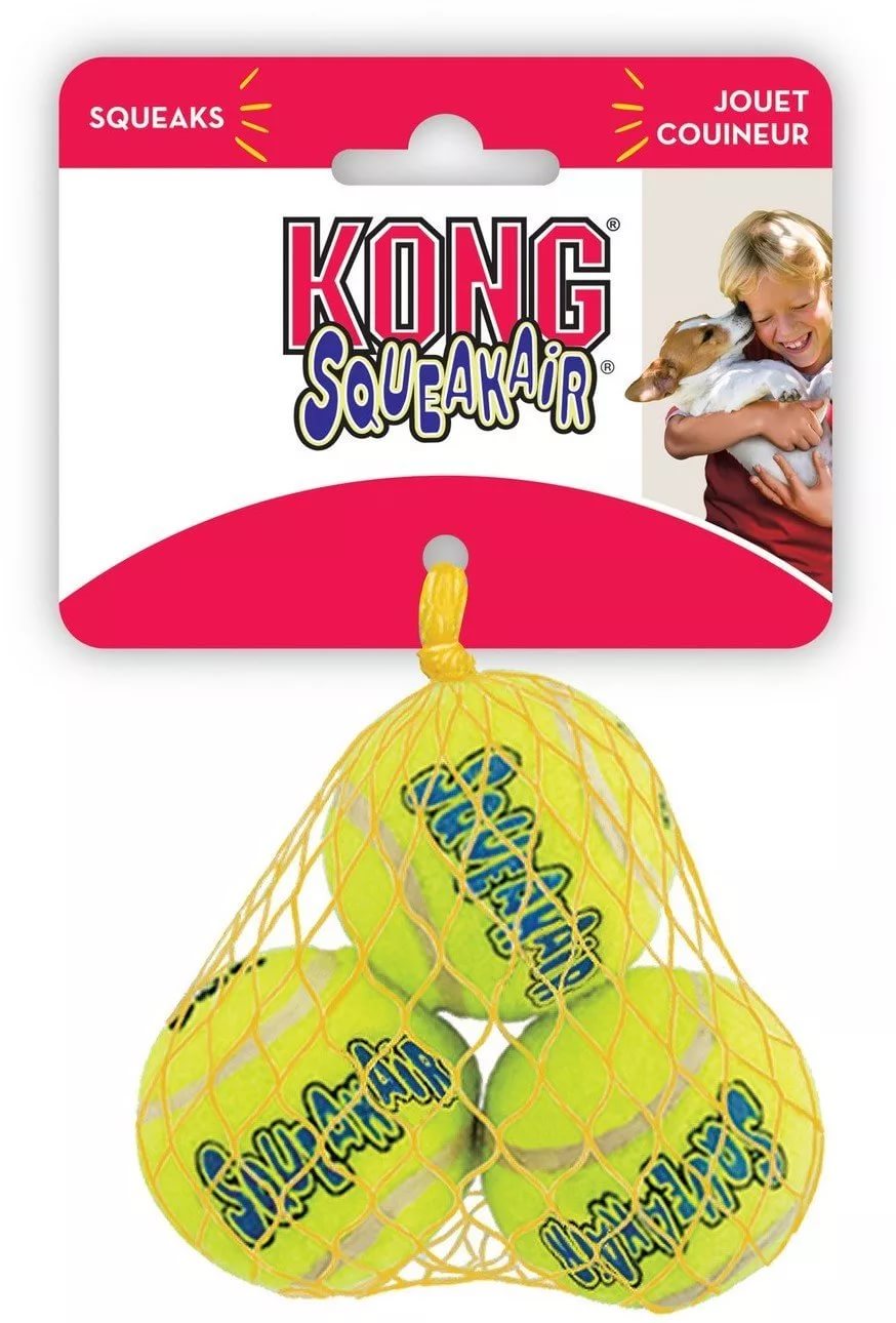 KONG игрушка для собак Air Теннисный мяч очень маленький 4 см от зоомагазина Дино Зоо