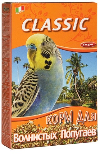 Корм для волнистых попугаев Classic, Fiory от зоомагазина Дино Зоо