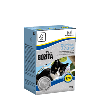 BOZITA Feline Elk Tetra Pak 370 г консервы для кошек кусочки в желе с лосем
