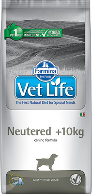 Farmina Vet Life Dog Neutered Корм сухой для стерилизованных собак весом >10кг.